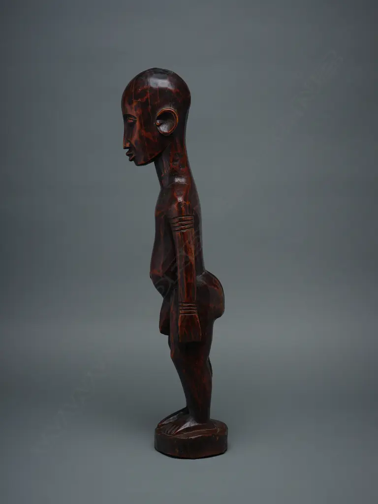 African wooden male figure, Image 1++